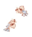 Shining CZ Crystal Silver Stud Earring STS-5993